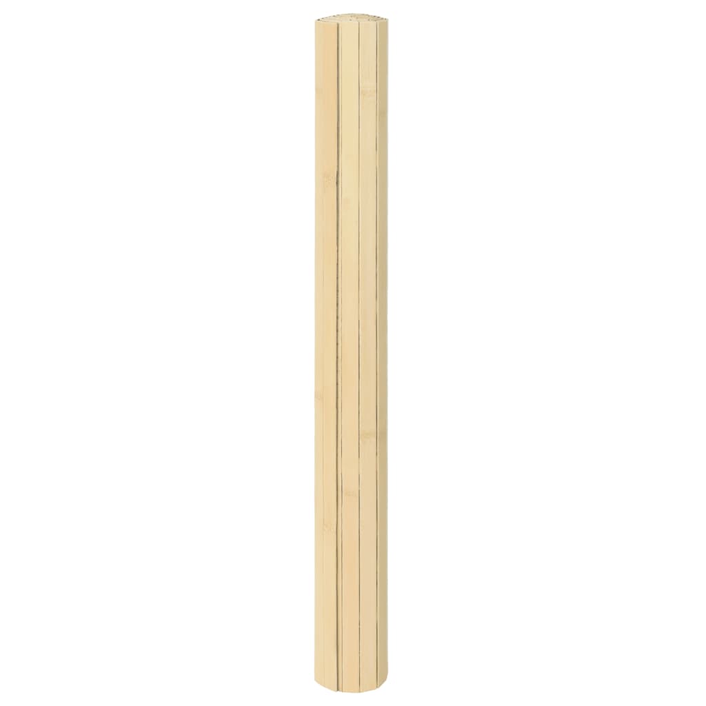 Vidaxx tapis rectangulaire 100x500 cm bambou naturel clair