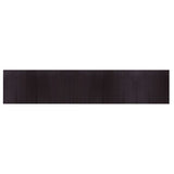 Vidaxx tapis rectangulaire 100x500 cm bambou marron foncé