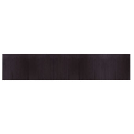 Vidaxx tapis rectangulaire 100x500 cm bambou marron foncé
