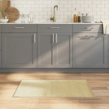 Vidaxx tapis rectangulaire 60x100 cm bambou naturel clair