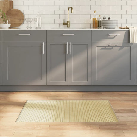 Vidaxx tapis rectangulaire 60x100 cm bambou naturel clair