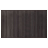 Vidaxx tapis rectangulaire 60x100 cm bambou marron foncé