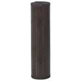 Vidaxx tapis rectangulaire 60x100 cm bambou marron foncé