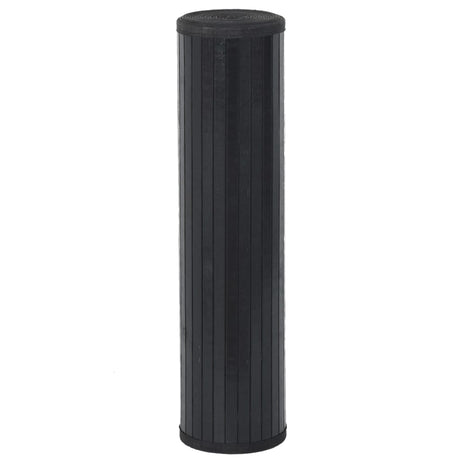 Vidaxl vloerkleed rechthoekig 60x200 cm bamboe zwart