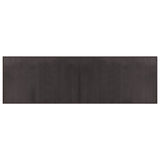 Vidaxx tapis rectangulaire 60x200 cm bambou marron foncé