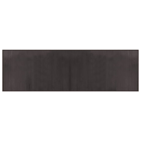 Vidaxx tapis rectangulaire 60x200 cm bambou marron foncé
