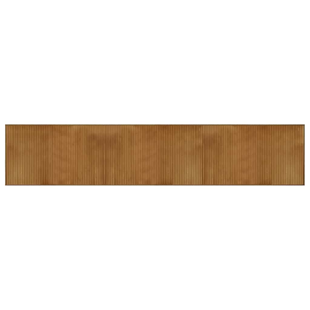 Vidaxx tapis rectangulaire 60x300 cm bambou marron