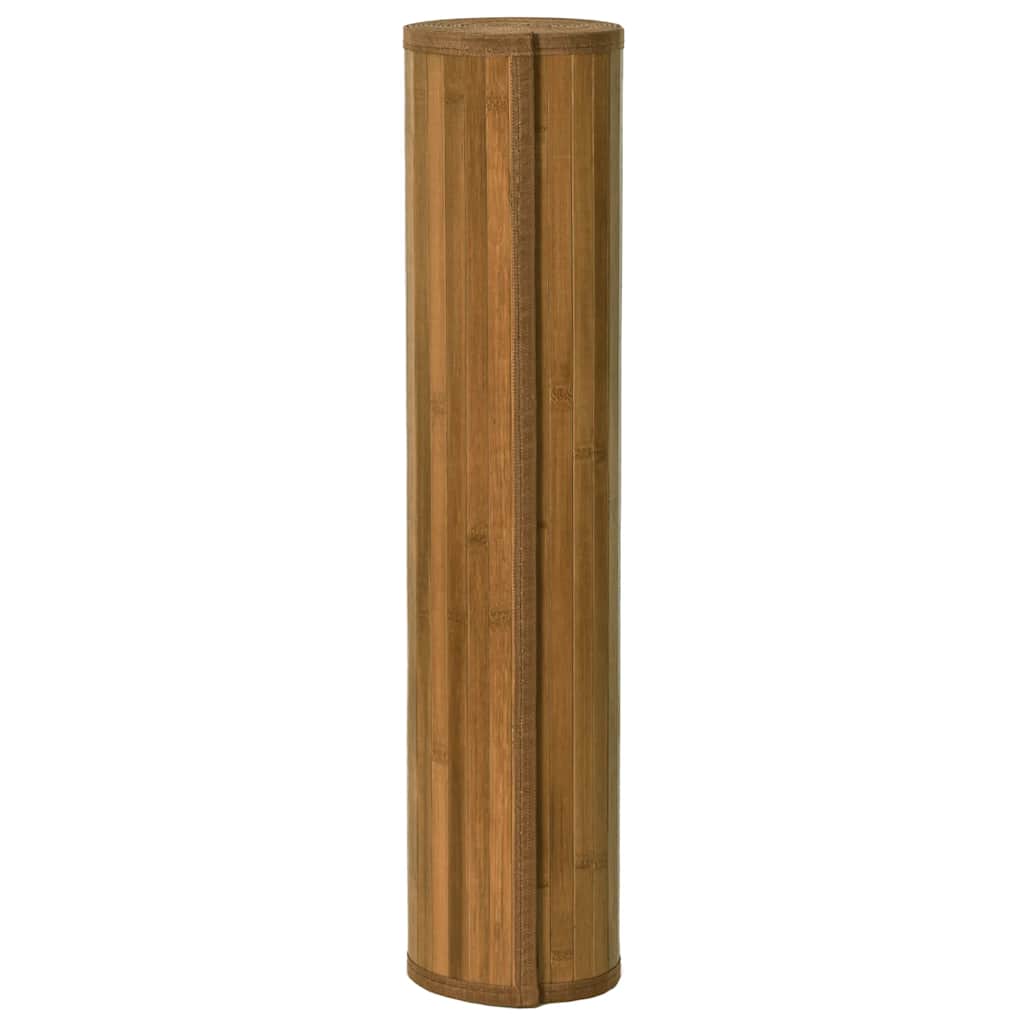 Vidaxx tapis rectangulaire 60x300 cm bambou marron