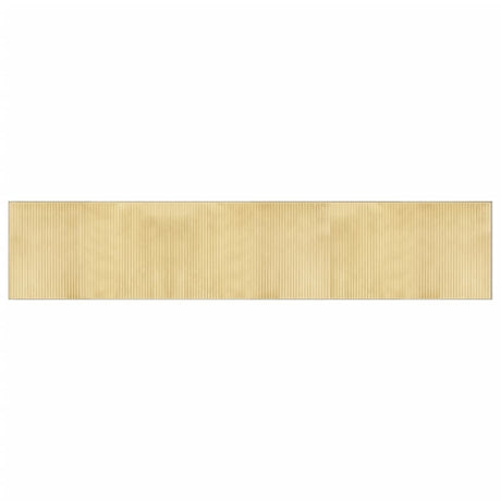 Vidaxx tapis rectangulaire 60x300 cm bambou naturel clair