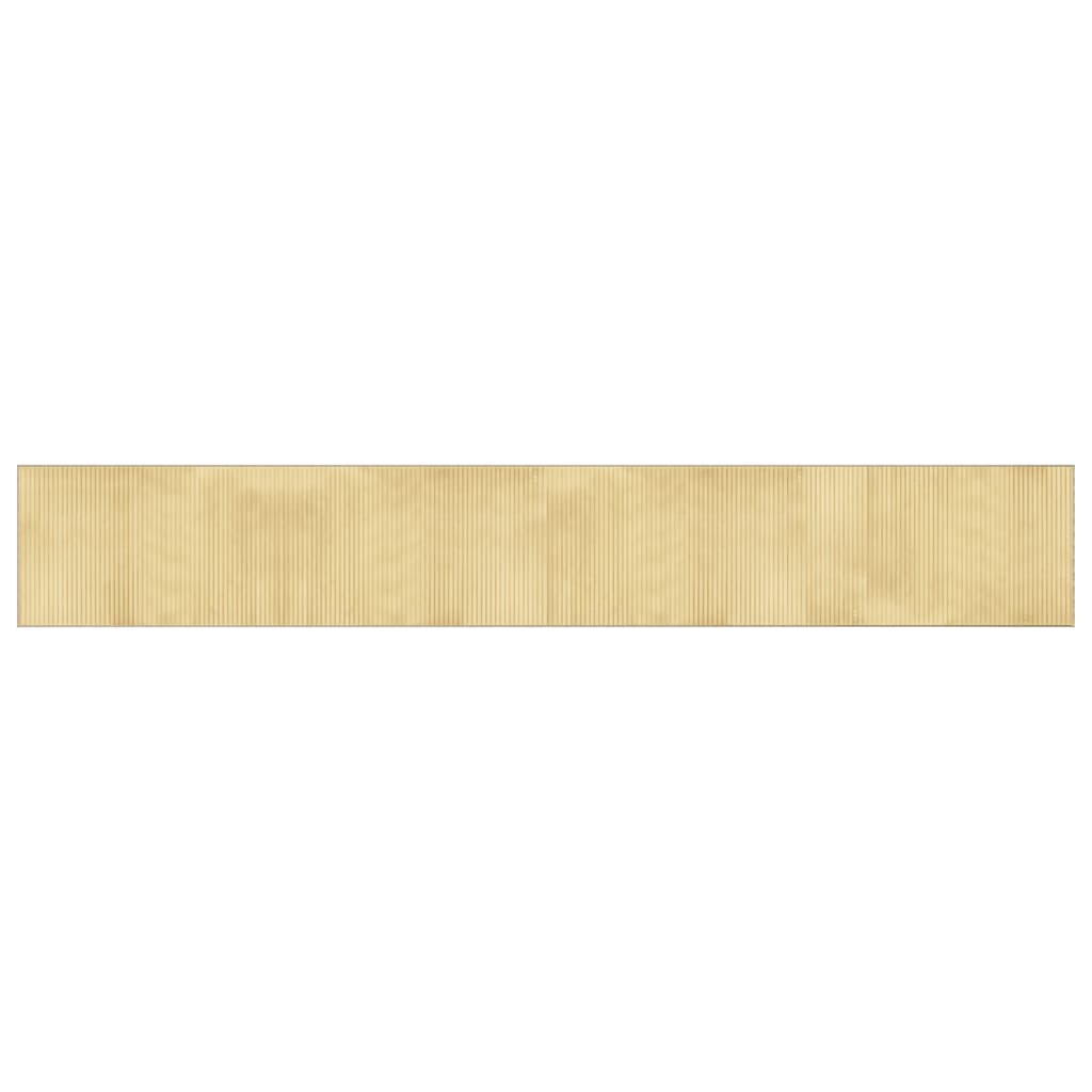 Vidaxx tapis rectangulaire 60x400 cm bambou naturel clair
