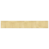 Vidaxx tapis rectangulaire 60x400 cm bambou naturel clair