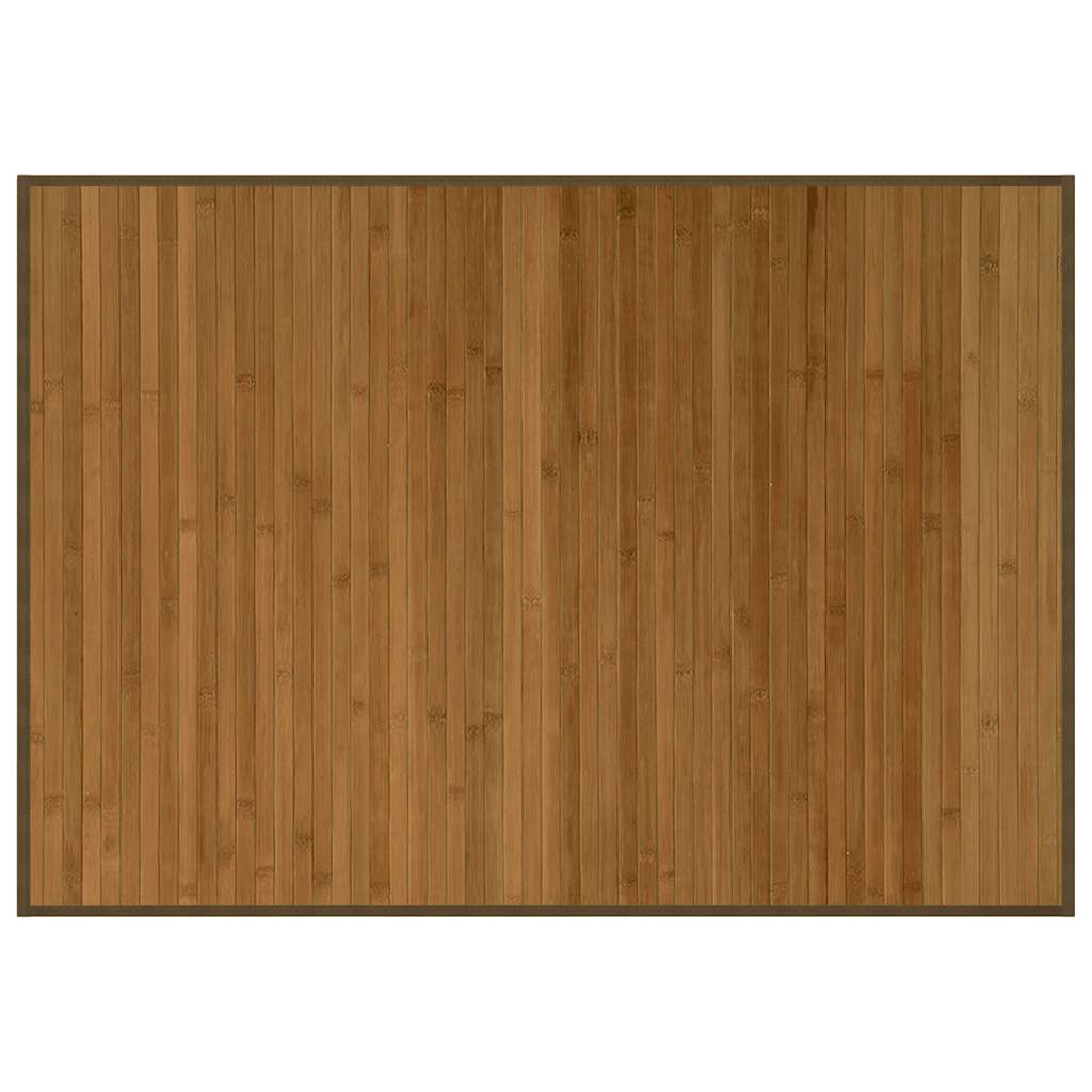 Vidaxx tapis rectangulaire 70x100 cm bambou marron
