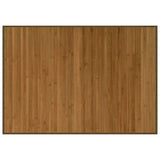 Vidaxx tapis rectangulaire 70x100 cm bambou marron