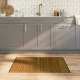 Vidaxx tapis rectangulaire 70x100 cm bambou marron