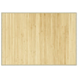 Vidaxx tapis rectangulaire 70x100 cm bambou naturel clair