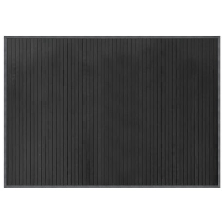 Vidaxx tapis rectangulaire 70x100 cm bambou gris