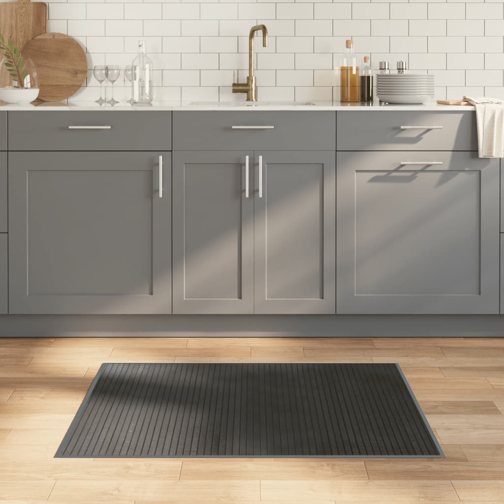 Vidaxx tapis rectangulaire 70x100 cm bambou gris