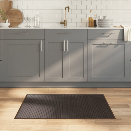 VidaXL Tapis rectangulaire 70x100 cm bambou marron foncé