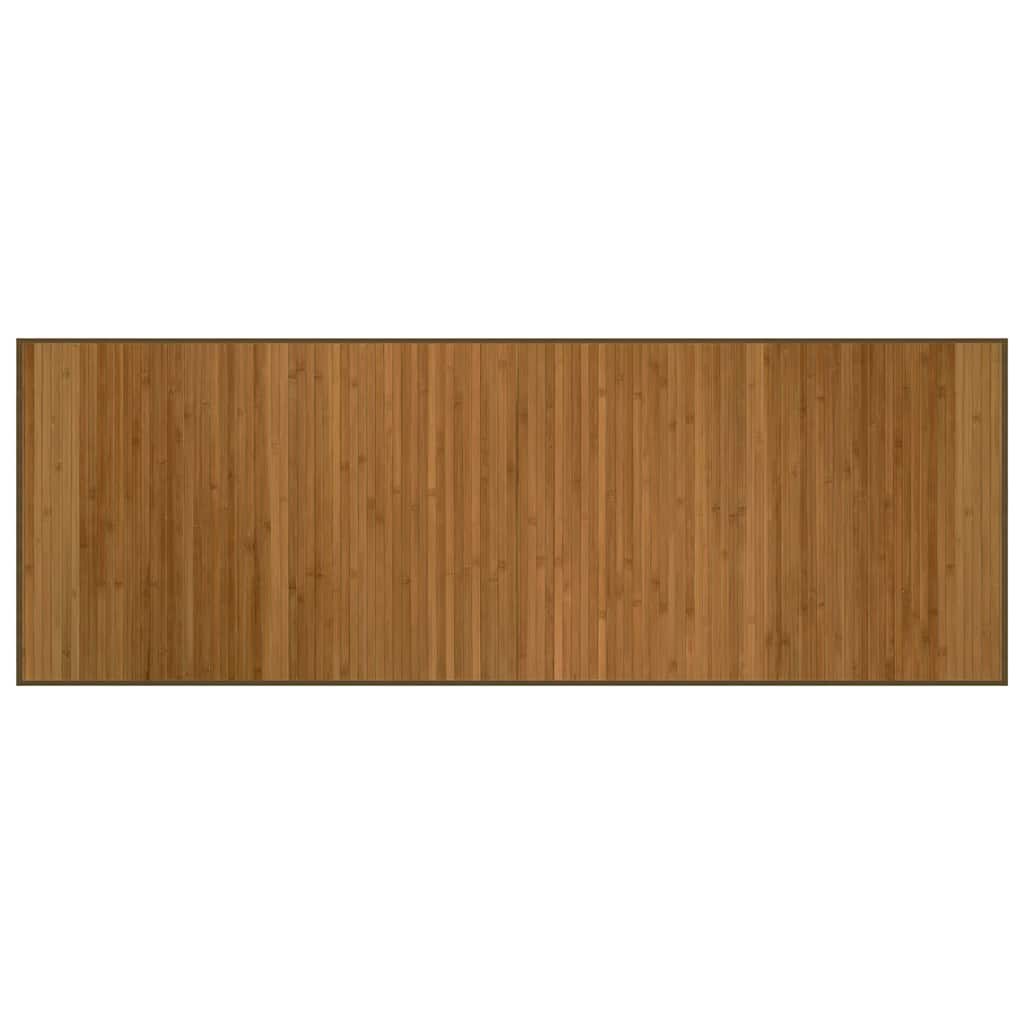 Vidaxx tapis rectangulaire 70x200 cm bambou marron
