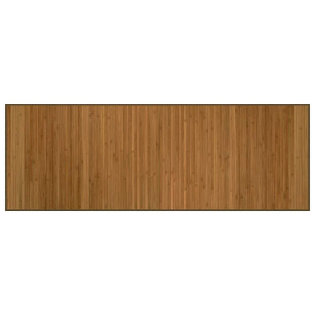 Vidaxx tapis rectangulaire 70x200 cm bambou marron