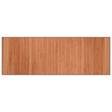 Tappeto vidaxl rettangolare 70x200 cm Bamboo marrone