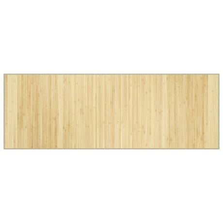 VidaXL Tapis rectangulaire 70x200 cm bambou naturel clair
