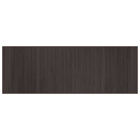 Vidaxx tapis rectangulaire 70x200 cm bambou marron foncé