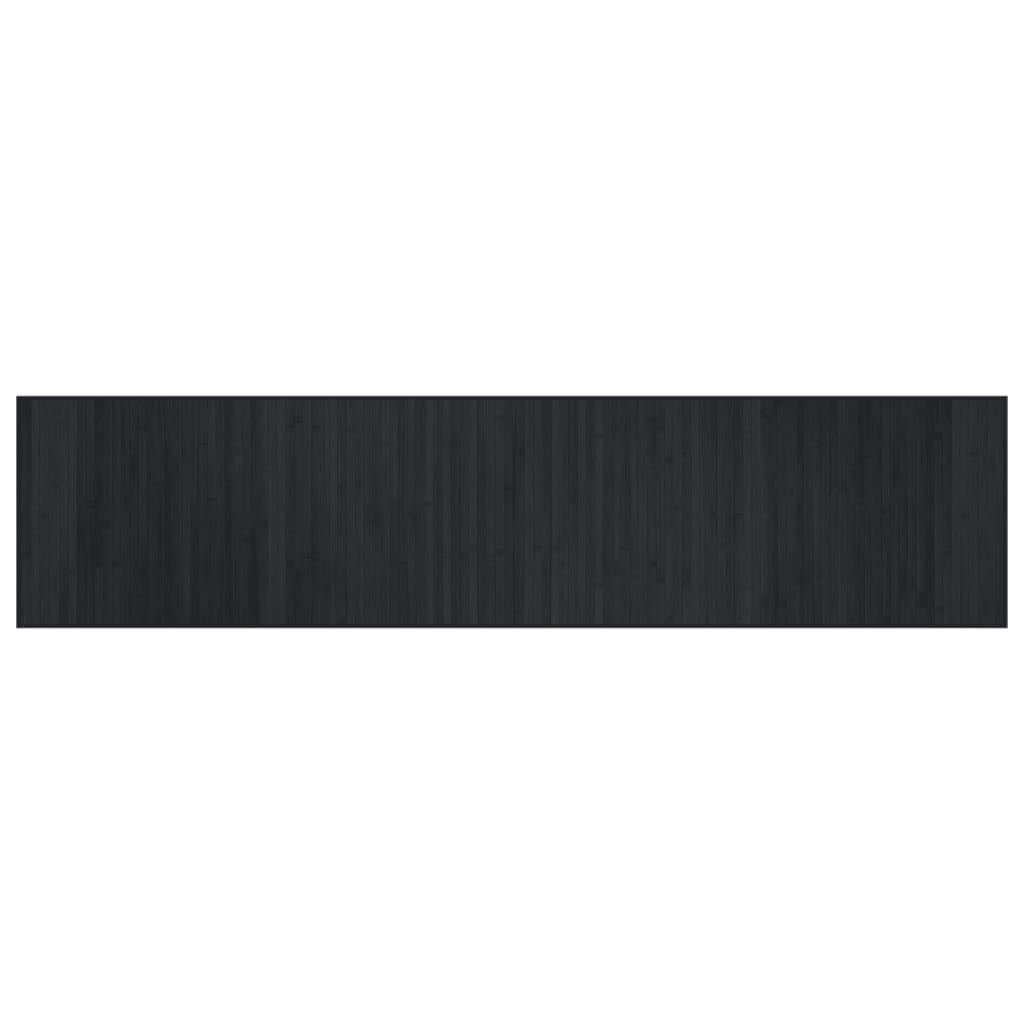 Vidaxx tapis rectangulaire 70x300 cm bambou noir