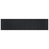 Vidaxx tapis rectangulaire 70x300 cm bambou noir