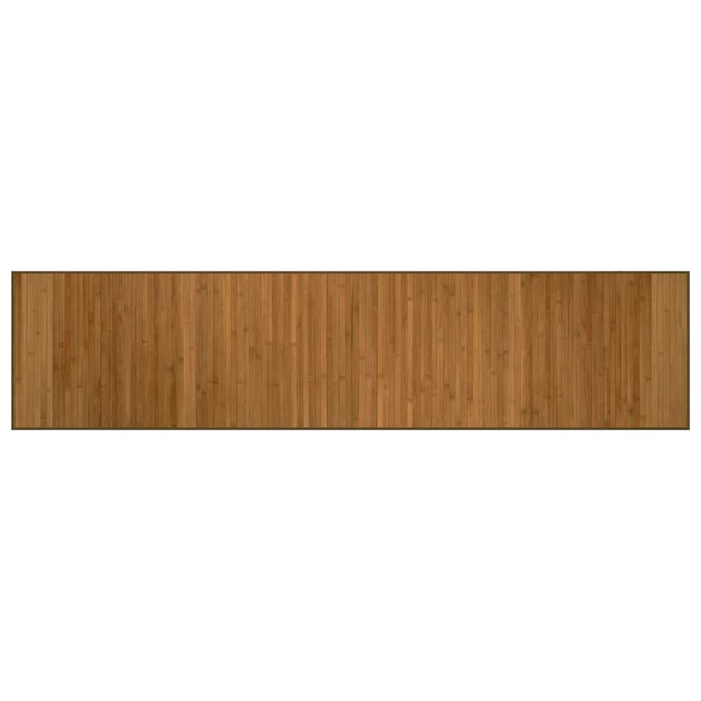 Vidaxx tapis rectangulaire 70x300 cm bambou marron