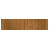 Vidaxx tapis rectangulaire 70x300 cm bambou marron