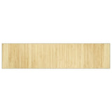 Vidaxx tapis rectangulaire 70x300 cm bambou naturel clair