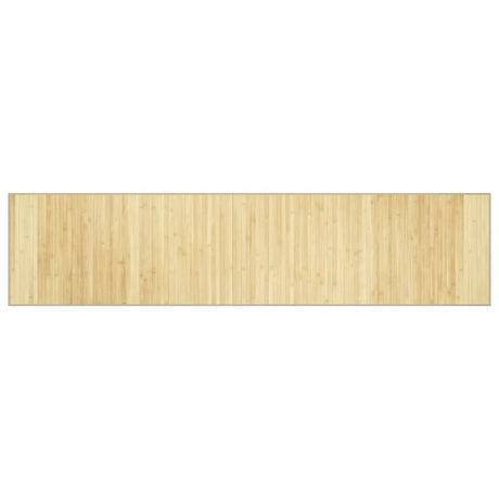 Vidaxx tapis rectangulaire 70x300 cm bambou naturel clair