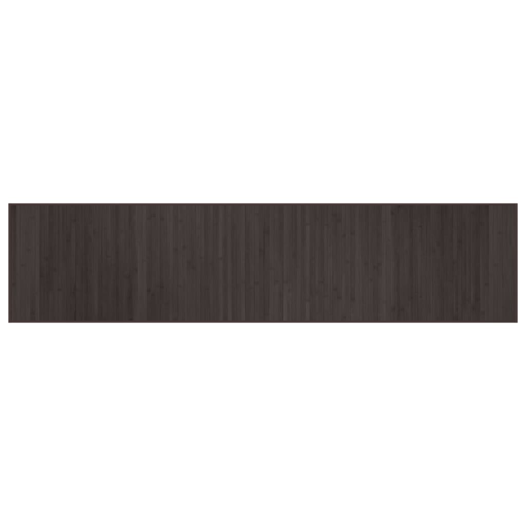 Vidaxx tapis rectangulaire 70x300 cm bambou marron foncé