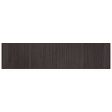 Vidaxx tapis rectangulaire 70x300 cm bambou marron foncé