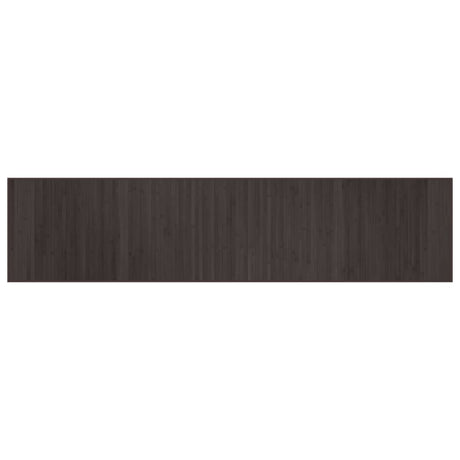 Vidaxx tapis rectangulaire 70x300 cm bambou marron foncé