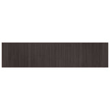 Vidaxl Rug Rectangular 70x300 cm Bamboo Dark Brown