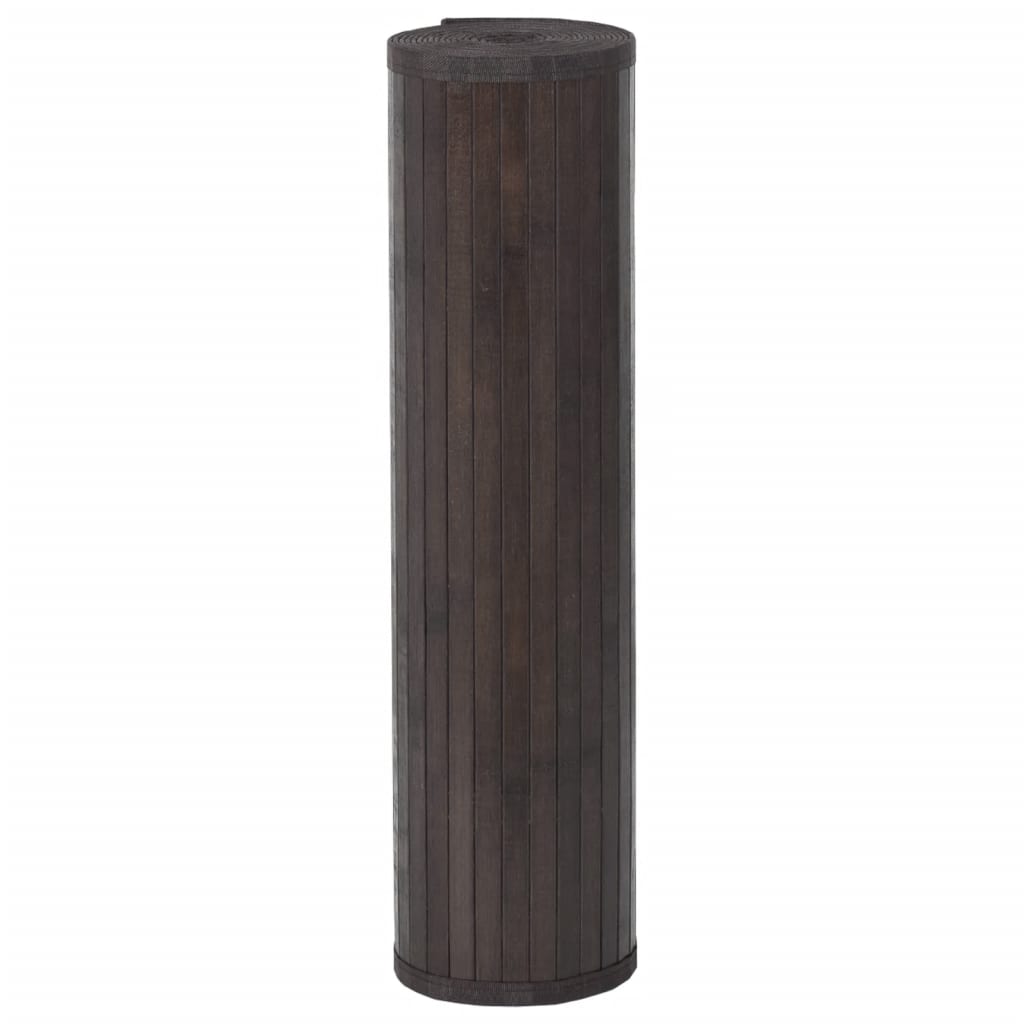 Vidaxx tapis rectangulaire 70x300 cm bambou marron foncé