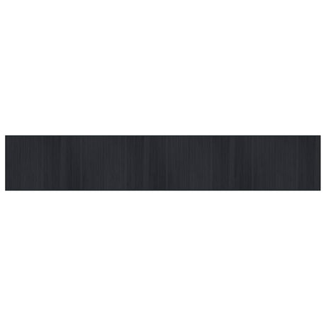 Vidaxx tapis rectangulaire 70x400 cm bambou noir