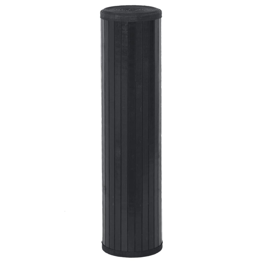 Vidaxx tapis rectangulaire 70x400 cm bambou noir