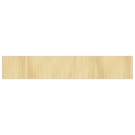 Vidaxx tapis rectangulaire 70x400 cm bambou naturel clair