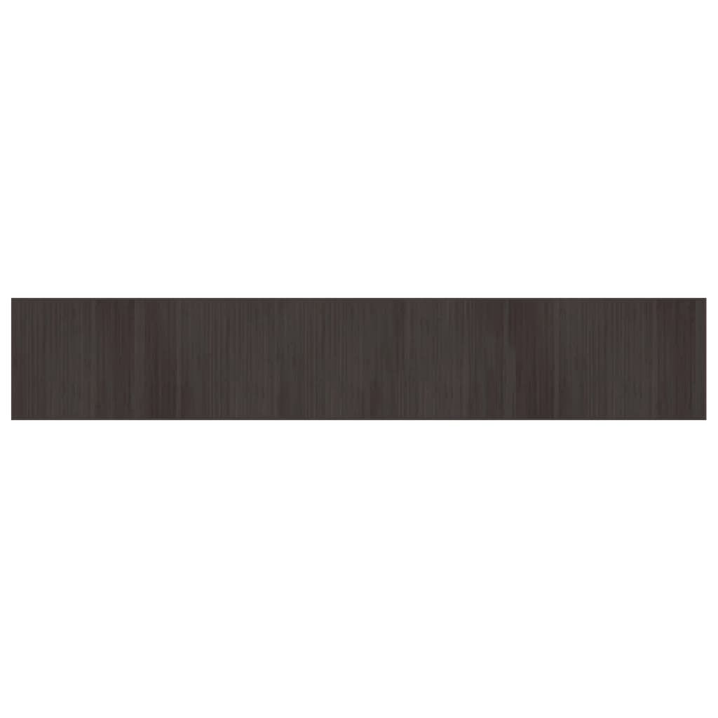 Vidaxx tapis rectangulaire 70x400 cm bambou marron foncé