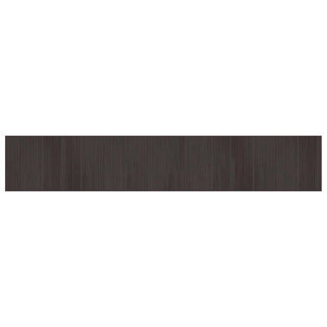 Vidaxx tapis rectangulaire 70x400 cm bambou marron foncé