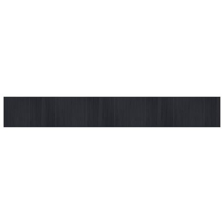 Vidaxx tapis rectangulaire 70x500 cm bambou noir