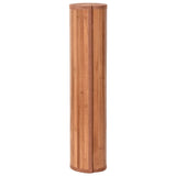 Vidaxx tapis rectangulaire 70x500 cm bambou marron