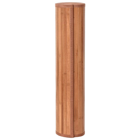 Vidaxx tapis rectangulaire 70x500 cm bambou marron