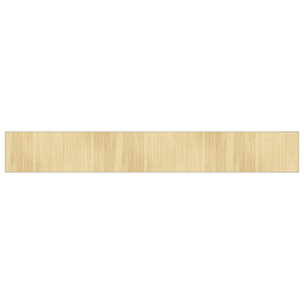 Vidaxx tapis rectangulaire 70x500 cm bambou naturel clair