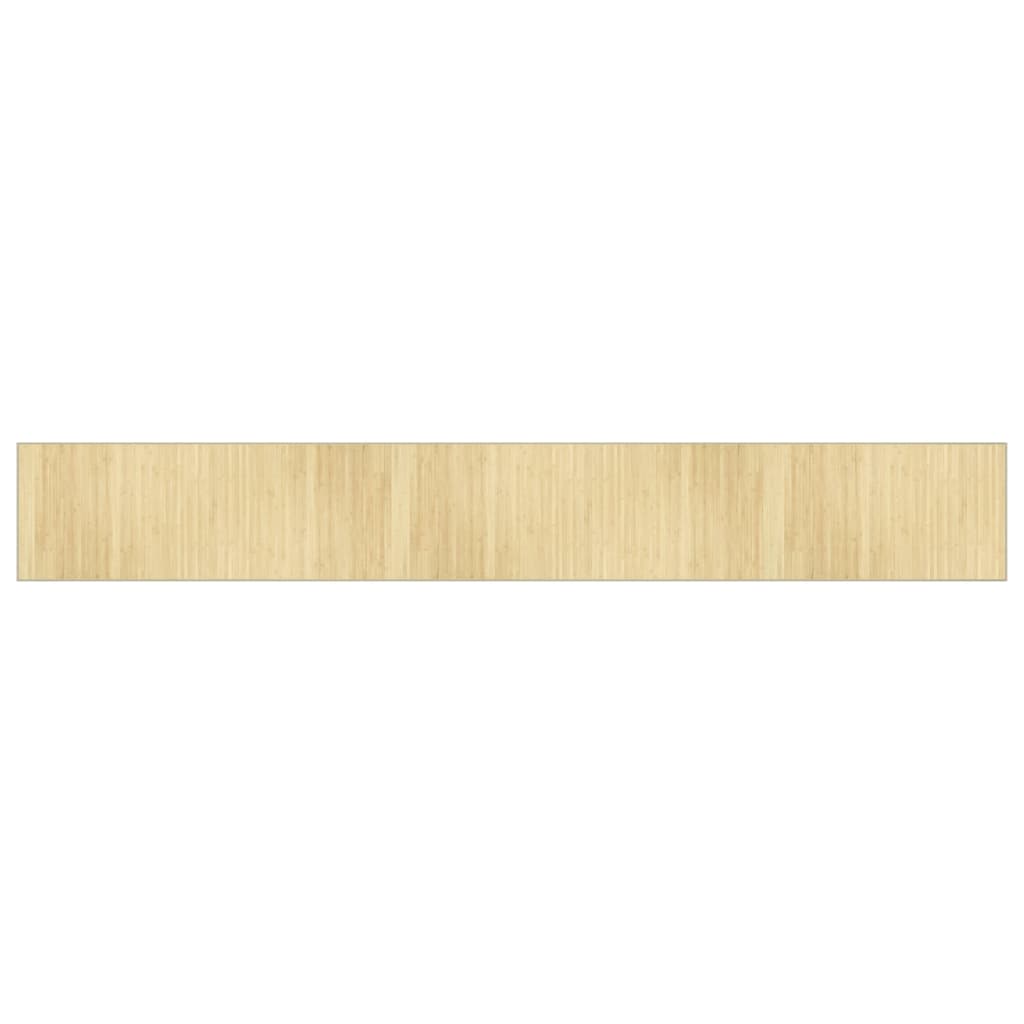 Vidaxl Rug Rectangular 70x500 cm Bamboo Light Natural