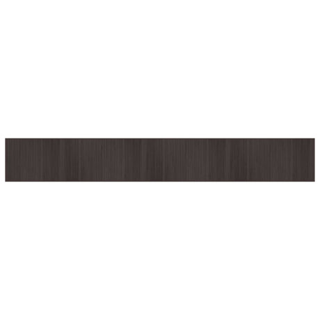 Vidaxx tapis rectangulaire 70x500 cm bambou marron foncé