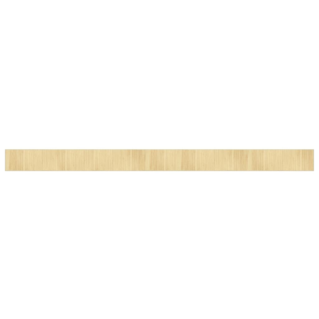 Vidaxx tapis rectangulaire 70x1000 cm bambou naturel clair